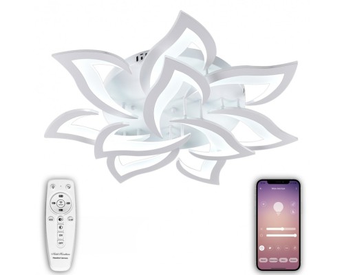 Потолочная светодиодная люстра Natali Kovaltseva LED LAMPS 81224 200W 3300*4300*7000K Белый