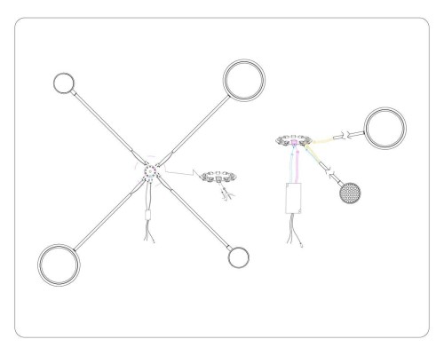 Потолочная светодиодная люстра Ambrella light Comfort LineTech FL51631