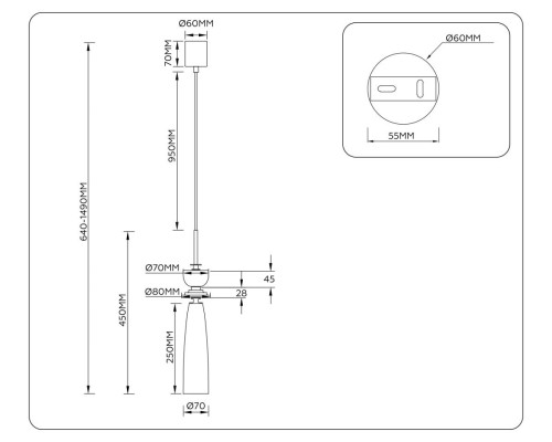 Люстра Ambrella Light HIGH LIGHT LH75365