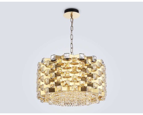 Подвесная люстра с хрусталем Ambrella light High Light LH41003