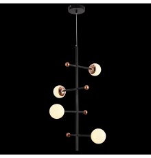Потолочная светодиодная люстра Natali Kovaltseva LED LAMPS 81338 GOLD BLACK 15W 4000K Золотой, чёрный