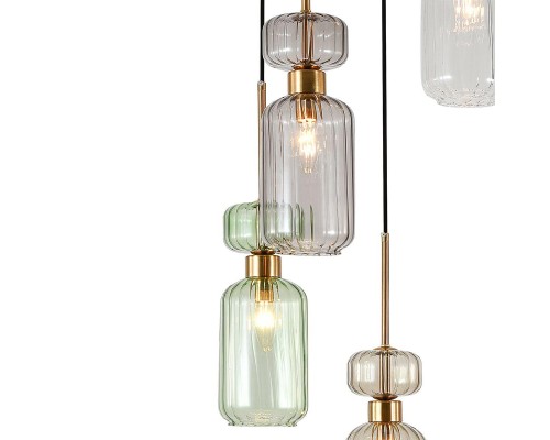 Подвесная люстра Escada Gloss 1141/5S CL/BG/GN/SM/AM