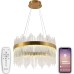 Подвесная светодиодная люстра Natali Kovaltseva LED LAMPS 81260 100W 3300*4300*7000K Золото