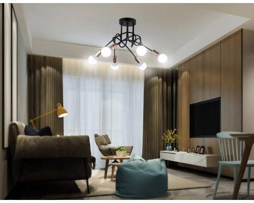 Потолочная люстра Ambrella light Traditional Loft TR80419