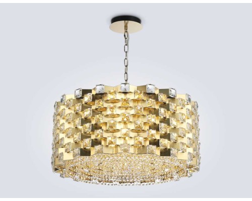 Подвесная люстра с хрусталем Ambrella light High Light LH41009