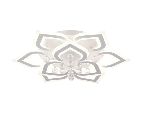 Люстра потолочная Natali Kovaltseva LED LAMPS 81158 Cascade 240Вт Белый 3000 / 4300 / 6500К