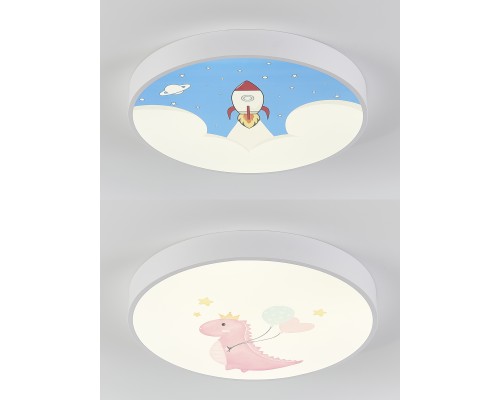 Люстра потолочная Natali Kovaltseva INNOVATION STYLE 83123 Kids 100Вт Белый 3000 / 4300 / 6500К