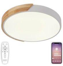 Люстра потолочная Natali Kovaltseva LED LAMPS 81181 Scandinavian 120Вт Белый 3000 / 4300 / 6500К