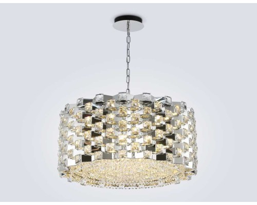 Подвесная люстра с хрусталем Ambrella light High Light LH41006