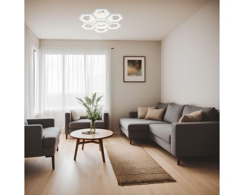 Потолочная светодиодная люстра Escada Hexagon 10204/7LED
