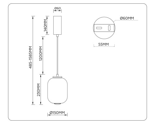 Люстра Ambrella Light HIGH LIGHT LH11031