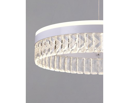 Люстра подвесная Natali Kovaltseva INNOVATION STYLE 83127 Sad Queen 120Вт Белый 3000 / 4300 / 6500К