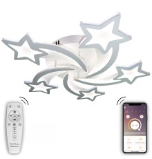 Поточная светодиодная люстра с пультом ДУ и диммером Natali Kovaltseva INNOVATION STYLE 83018