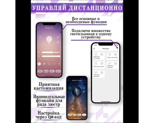 Потолочная люстра Natali Kovaltseva LED LAMPS 81121/3C