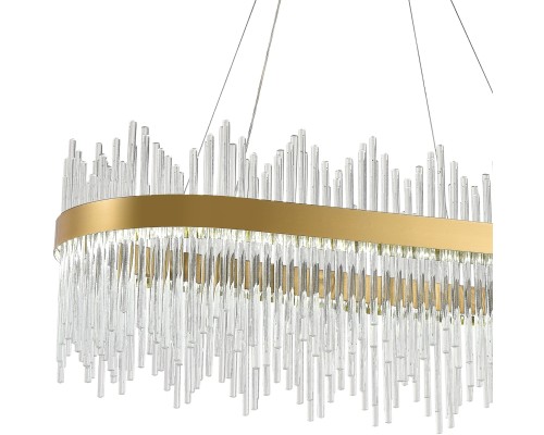 Подвесная люстра Natali Kovaltseva LED LAMPS 81264 120 Вт 3300/4300/7000K Золото