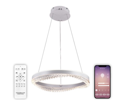 Люстра подвесная Natali Kovaltseva INNOVATION STYLE 83126 Sad Queen 120Вт Белый 3000 / 4300 / 6500К