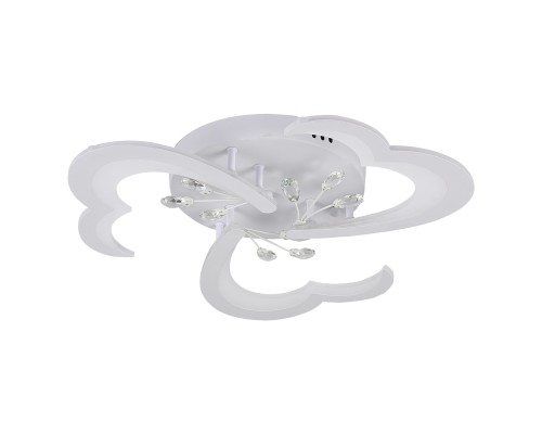 Светодиодный светильник люстра LED LAMPS 81120/3C с пультом ДУ, моб. приложением 80W, белый, LED