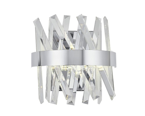 Светодиодное бра LED LAMPS 81114/1W нимб с моб. приложением 35W, хром, LED