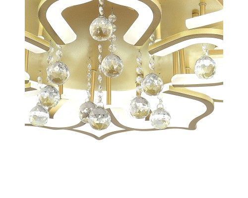 Светодиодный светильник люстра INNOVATION STYLE 83053 с пультом ДУ, моб. приложением 160W, золотой, LED