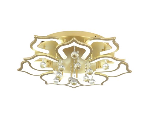 Светодиодный светильник люстра INNOVATION STYLE 83053 с пультом ДУ, моб. приложением 160W, золотой, LED