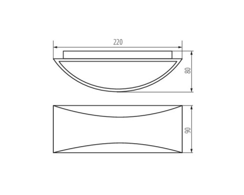 Фасадный светильник Kanlux BISO LED EL 8W-GR 29260