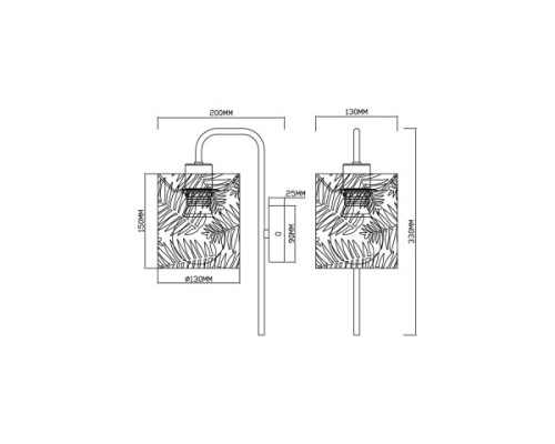 Бра Vele Luce Simonetta VL4292W01