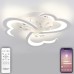 Светодиодный светильник люстра LED LAMPS 81120/3C с пультом ДУ, моб. приложением 80W, белый, LED