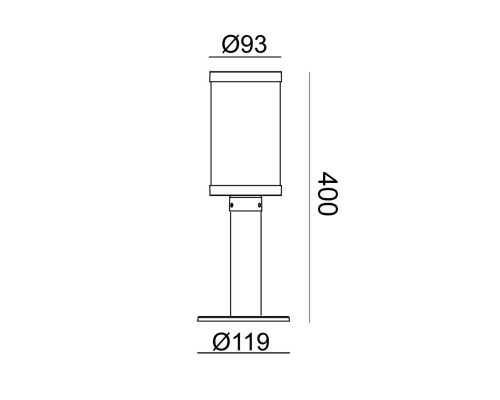 Уличный светильник Escada Urban 30003G/01