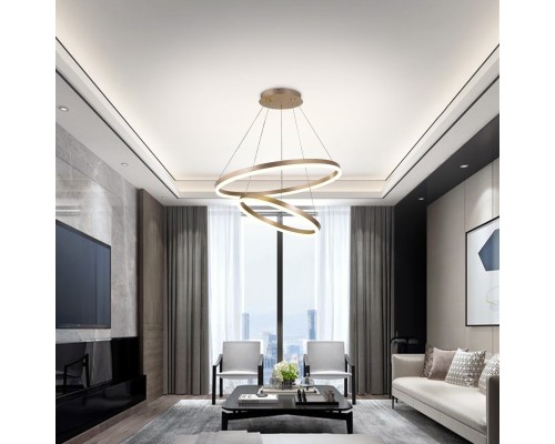 Подвесная светодиодная люстра Natali Kovaltseva LED LAMPS 81299 LED Золотой 140Вт