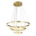 Светодиодная люстра LED LAMPS 81279 тройной нимб с пультом ДУ, моб. приложением 160W, золотой, LED