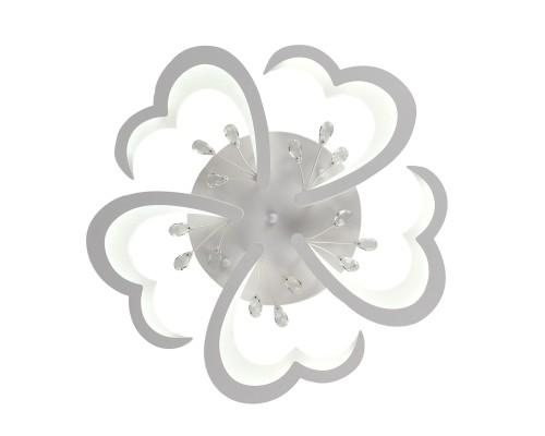 Светодиодный светильник люстра LED LAMPS 81120/5C с пультом ДУ, моб. приложением 100W, белый, LED