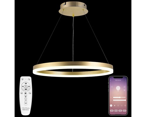 Подвесная светодиодная люстра Natali Kovaltseva LED LAMPS 81296 LED Золотой 80Вт
