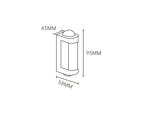 Уличный настенный светодиодный светильник Escada 30006W/01LED