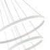 Светодиодная люстра LED LAMPS 81277 тройной нимб с пультом ДУ, моб. приложением 160W, белый, LED
