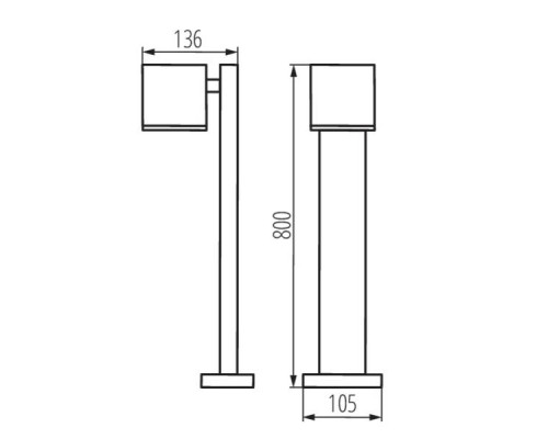 Светильник ландшафтный Kanlux GORI 80 29003
