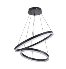 Подвесная светодиодная люстра Natali Kovaltseva LED LAMPS 81298 LED Чёрный 140Вт