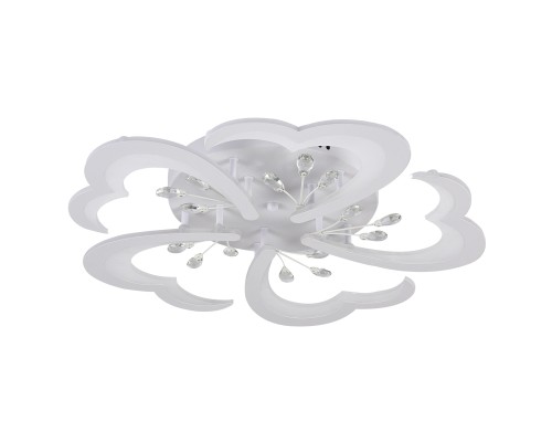 Светодиодный светильник люстра LED LAMPS 81120/5C с пультом ДУ, моб. приложением 100W, белый, LED