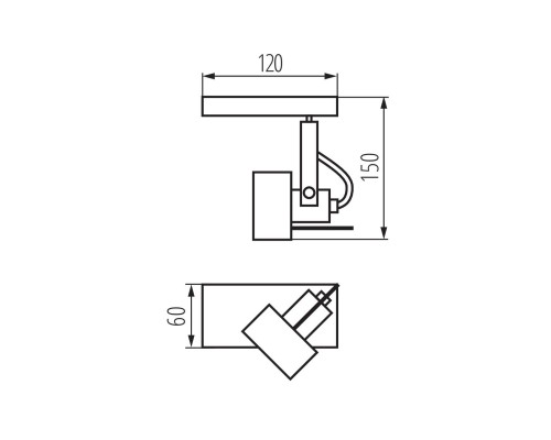 Спот Kanlux SONDA II EL-1O W 34921