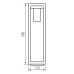 Садовый светильник Kanlux VIMO 80 BR 34989
