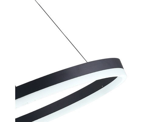 Подвесная светодиодная люстра Natali Kovaltseva LED LAMPS 81295 LED Чёрный 80Вт