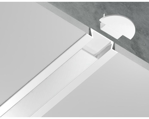 Встраиваемый профиль с рассеивателем Ambrella Illumination GP1001WH