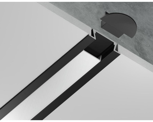 Встраиваемый профиль с рассеивателем Ambrella Illumination GP1001BK