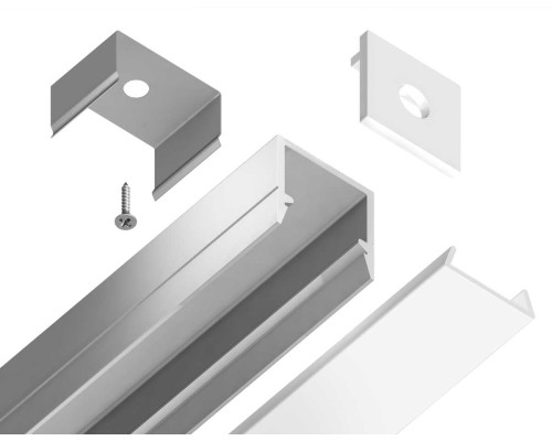 Профиль алюминиевый накладной AMBRELLA LIGHT ILLUMINATION GP1650AL