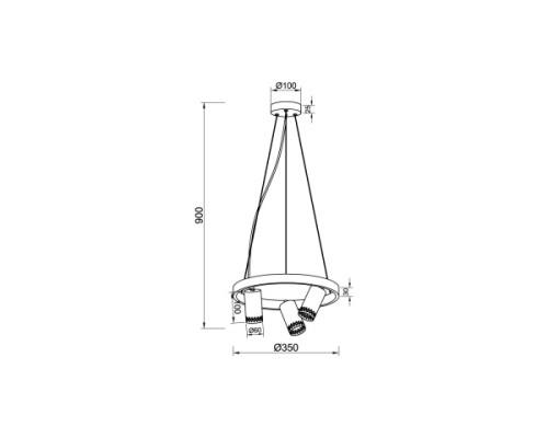 Подвесной светильник Vele Luce Moto VL5784P03