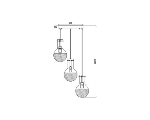 Подвесной светильник Vele Luce Cesare VL1913P05