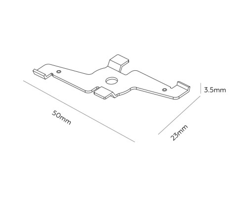 Крепление к потолку для накладного шинопровода Ambrella Light TRACK SYSTEM GL1995