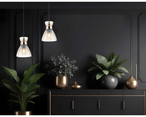 Светильник подвесной со стеклянным плафоном Ambrella light Traditional TR3403