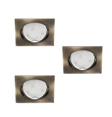 Точечный светильник (в комплекте 3 шт.) Kanlux TRIBIS II L AB 23843