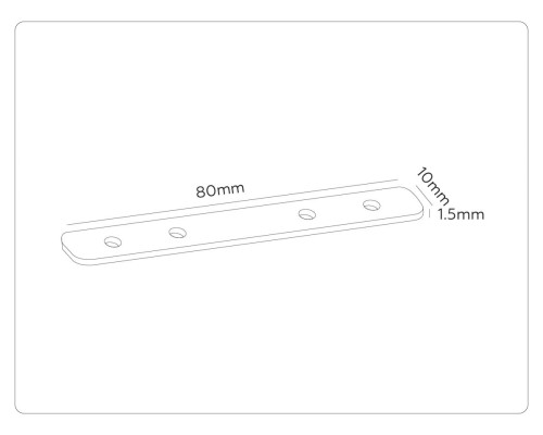 Соединитель прямой для шинопровода Ambrella Light TRACK SYSTEM GL2005