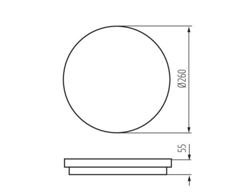 Потолочный светодиодный светильник Kanlux Beno 33341